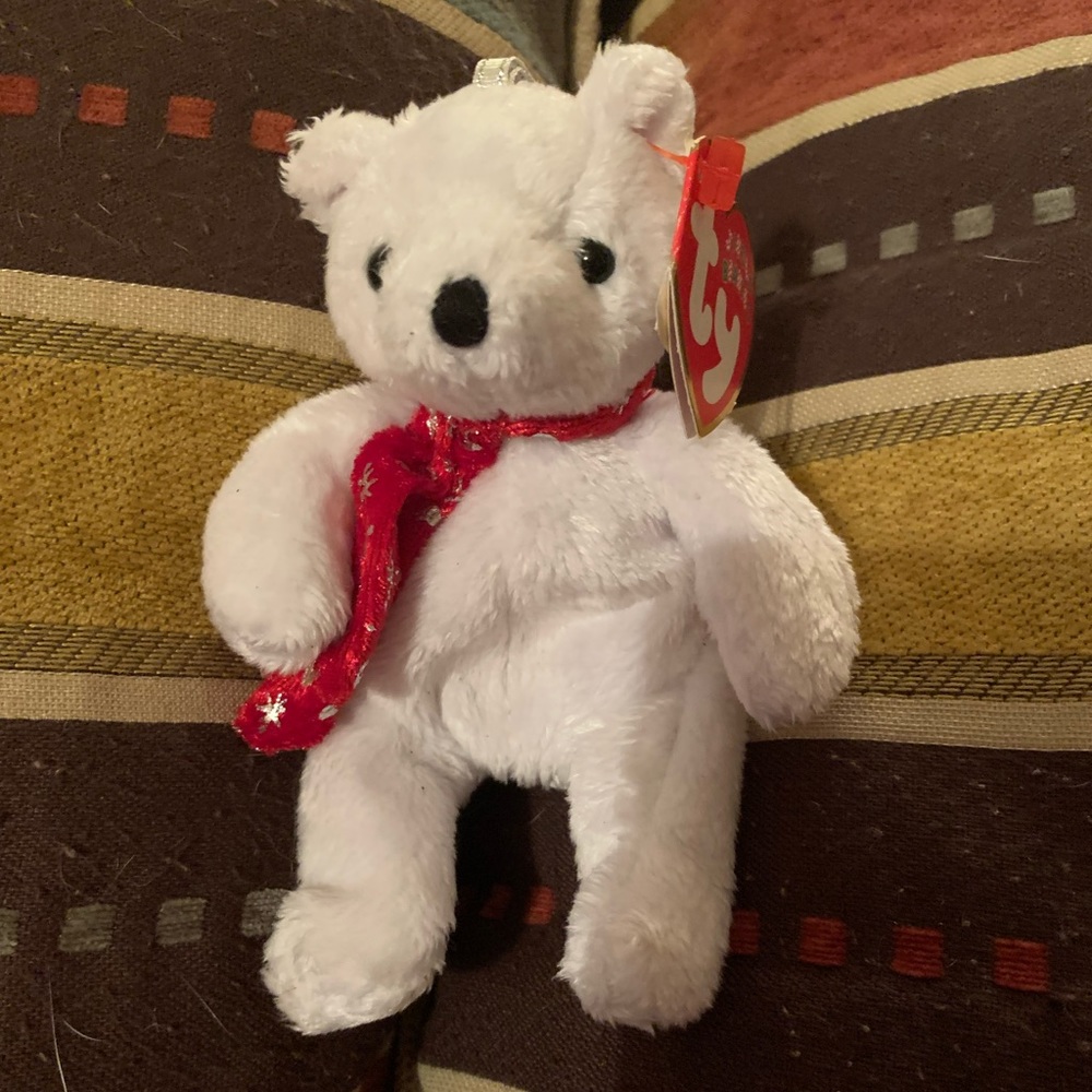 TY Jingle Beanie 2000 Holiday Teddy